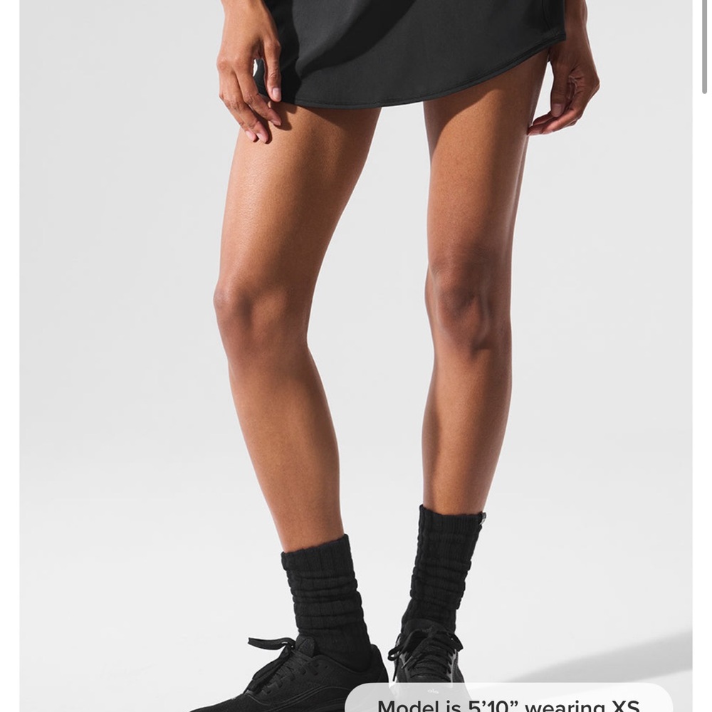 Alo Yoga Match Point Tennis Skirt - Black